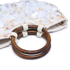 Scarlett Shell Evening Top Handle Bag