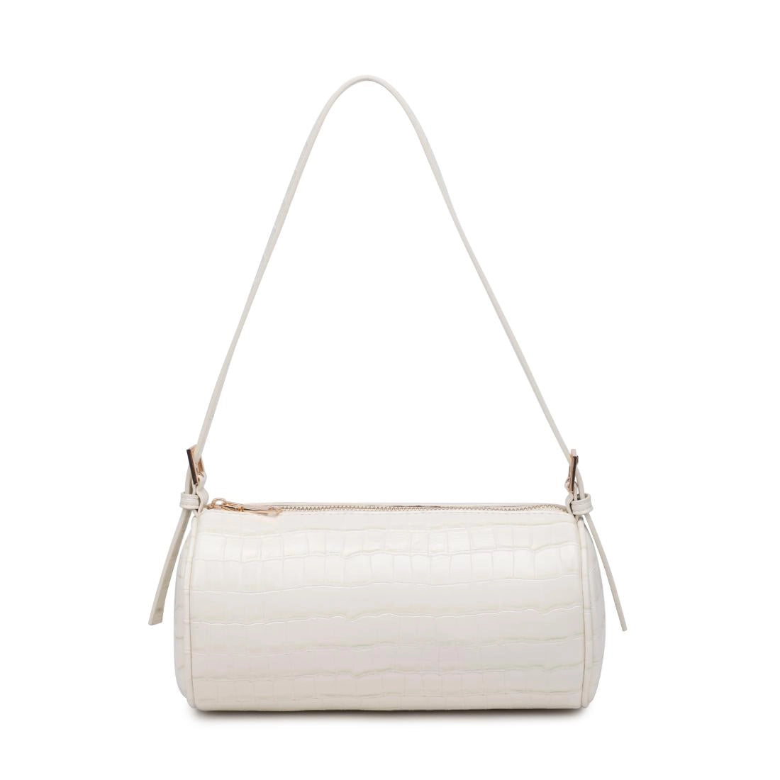 Rachel Bone Croc Shoulder Bag