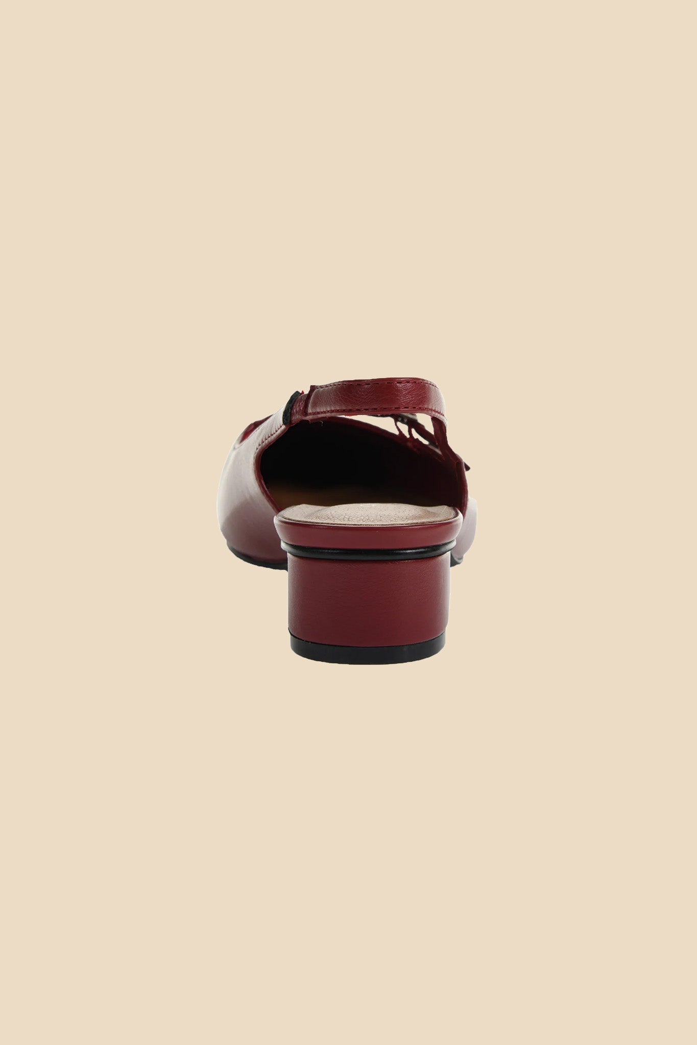 Chinese Laundry Maude Pointed Toe Slingback Low Heel (Wine)
