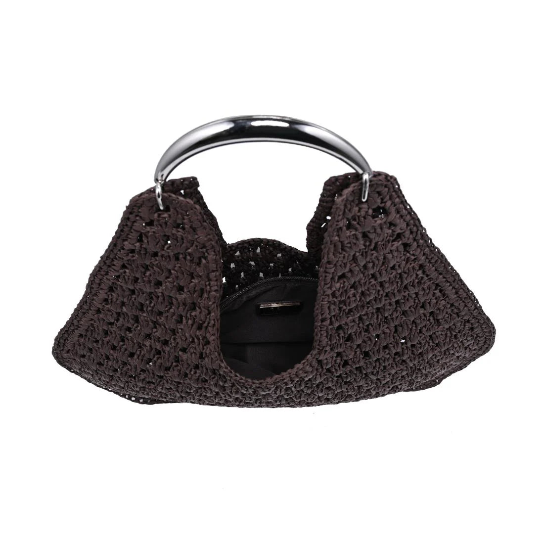 Iris Crocheted Open-Weave Bag (Two Colors)