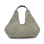 Iris Crocheted Open-Weave Bag (Two Colors)