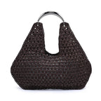 Iris Crocheted Open-Weave Bag (Two Colors)
