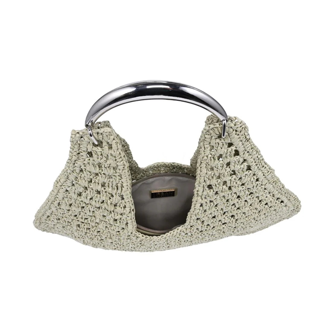 Iris Crocheted Open-Weave Bag (Two Colors)