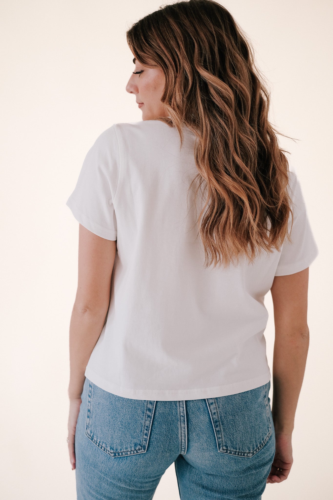Karter Boxy Basic T-Shirt (White)