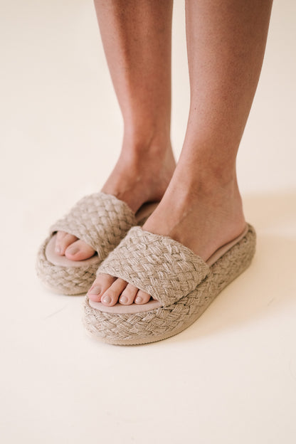 Matisse Caspia Natural Platform Sandals