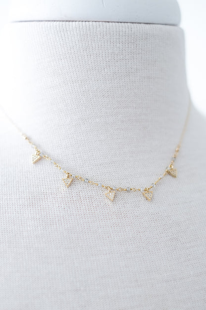 Grey Area Gold Necklace