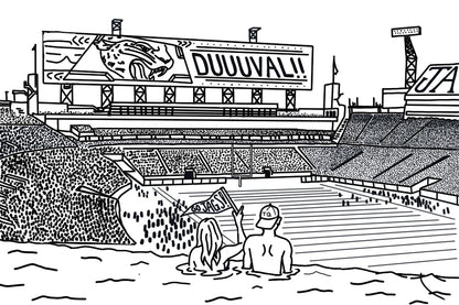 Welcome to Jacksonville: A Bold City Coloring Book + Colored Pencil Set
