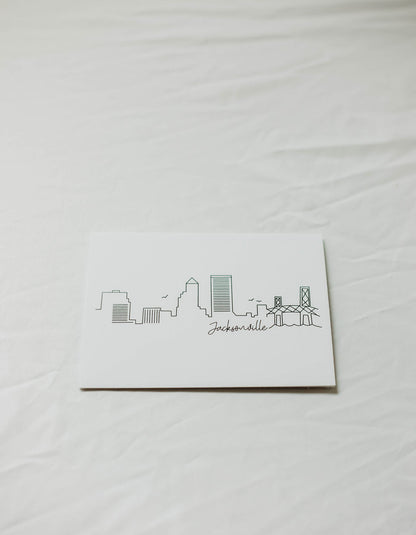 Jacksonville Skyline Card